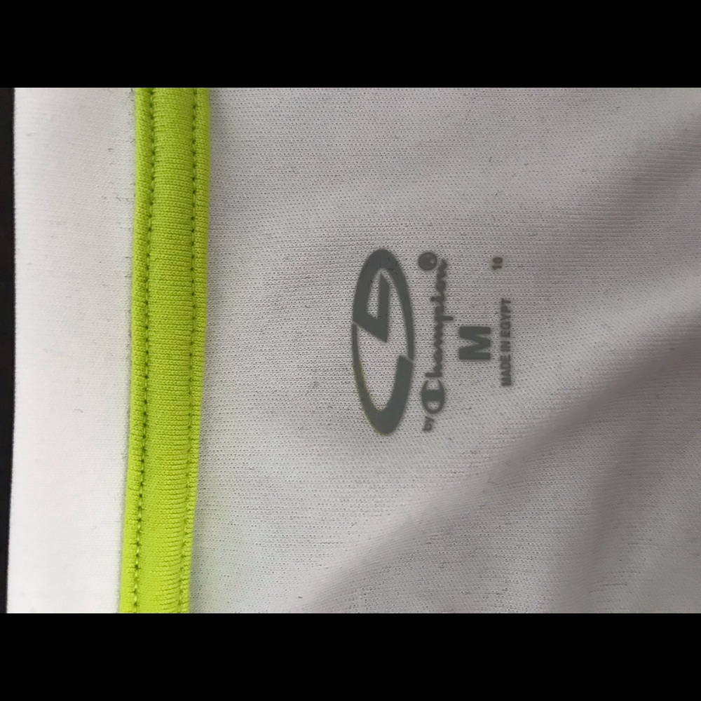 White workout shirt